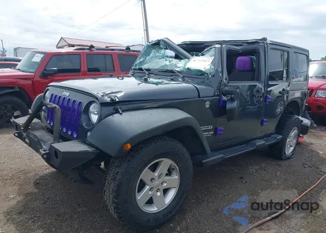 2017 Jeep Wrangler Unlimited Sport 4X4 from USA, damaged, VIN 1C4HJWDG2HL681119
